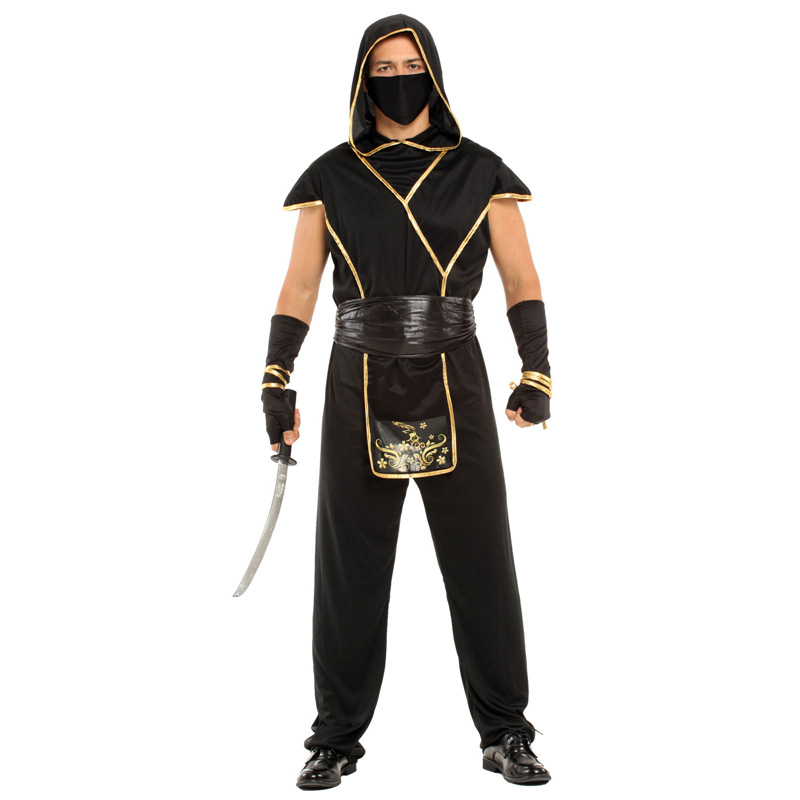 DISFRAZ COSPLAY NINJA GUERRERO ADULTO - 4