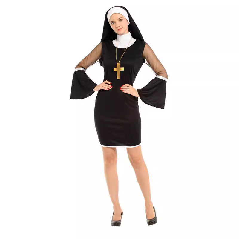 DISFRAZ COSPLAY MONJA SEXY - 1