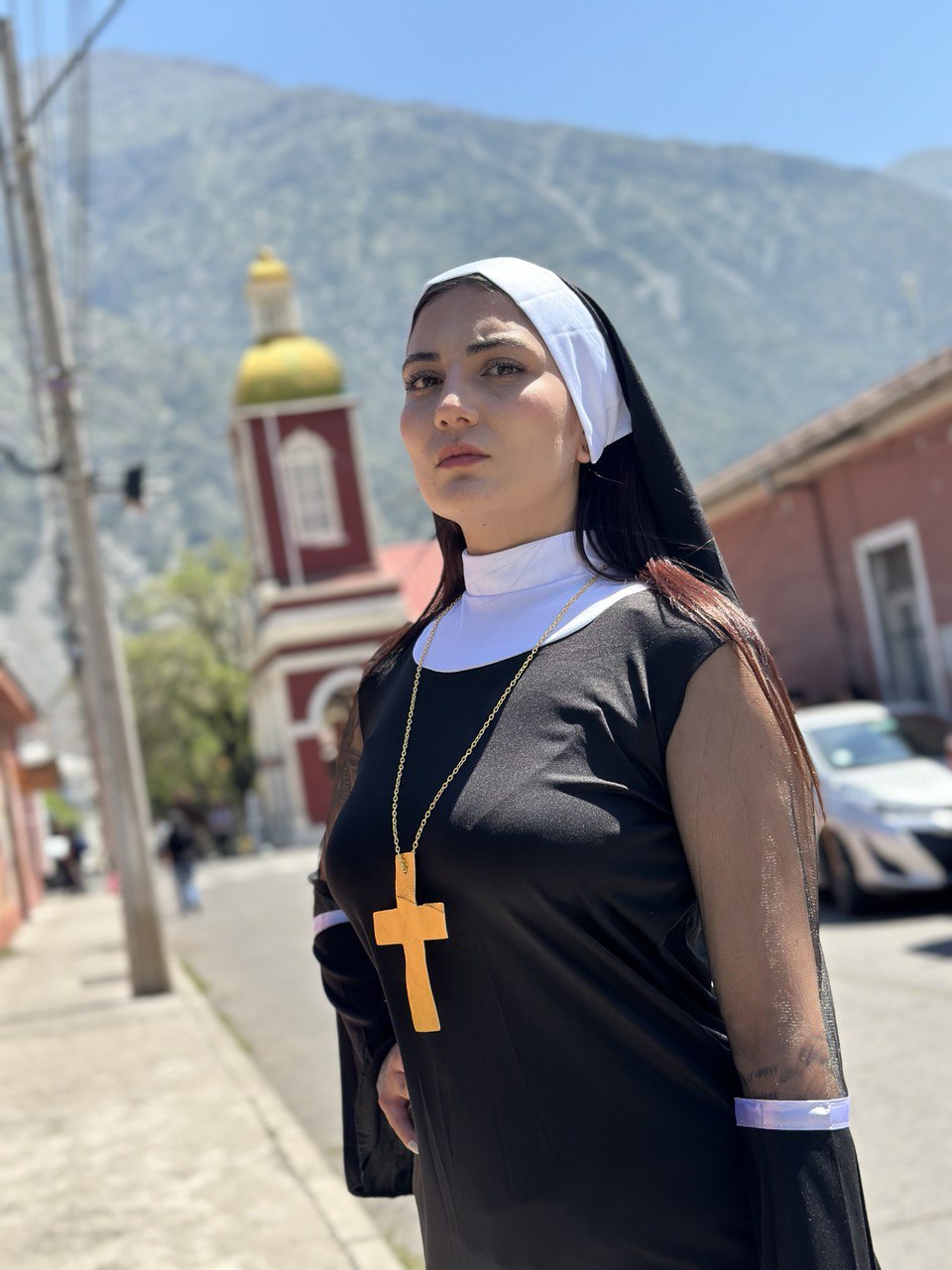 DISFRAZ COSPLAY MONJA SEXY - 2