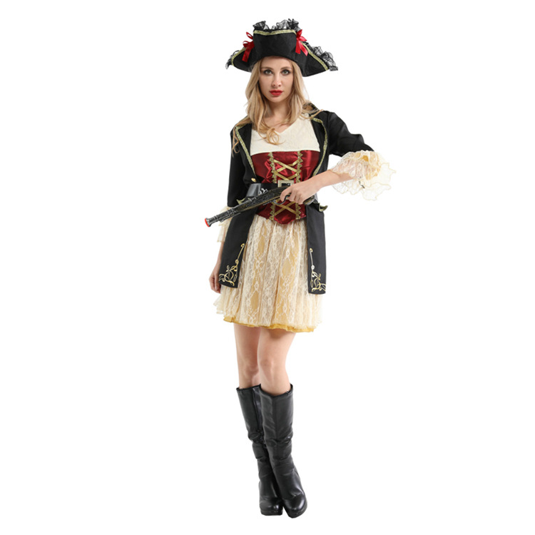DISFRAZ PIRATA LUXURY BUCANERA MUJER - 1