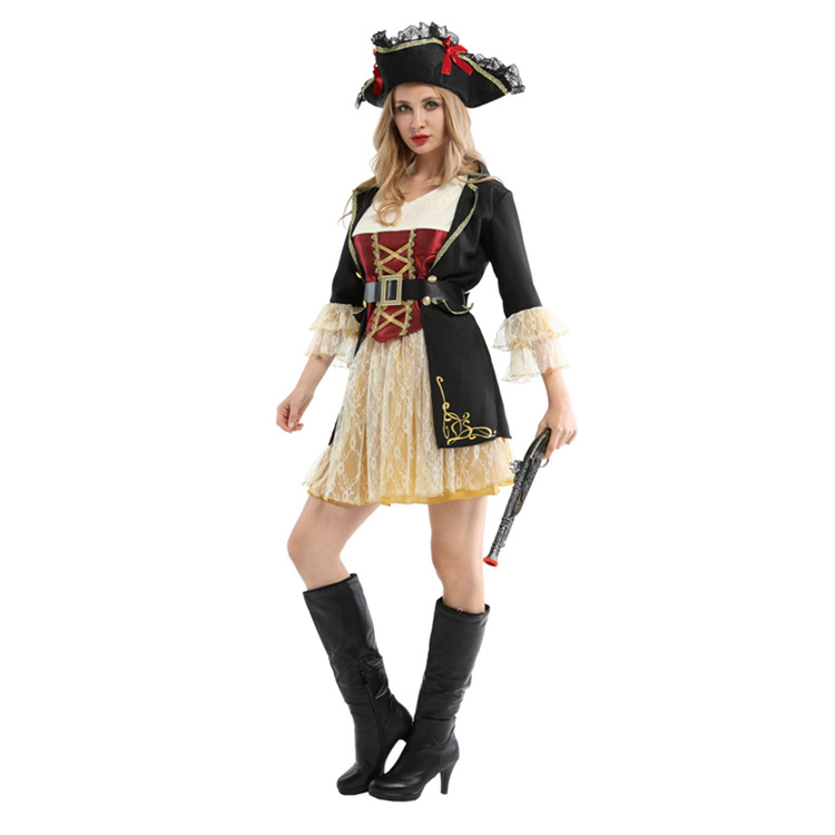 DISFRAZ PIRATA LUXURY BUCANERA MUJER - 5