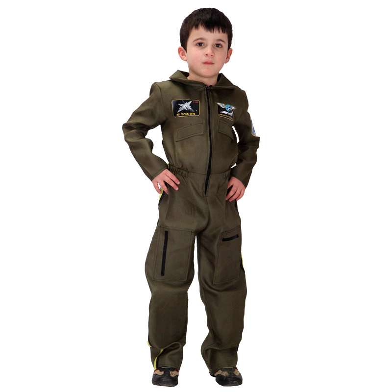DISFRAZ COSPLAY PILOTO TOP GUN INFANTIL - 2