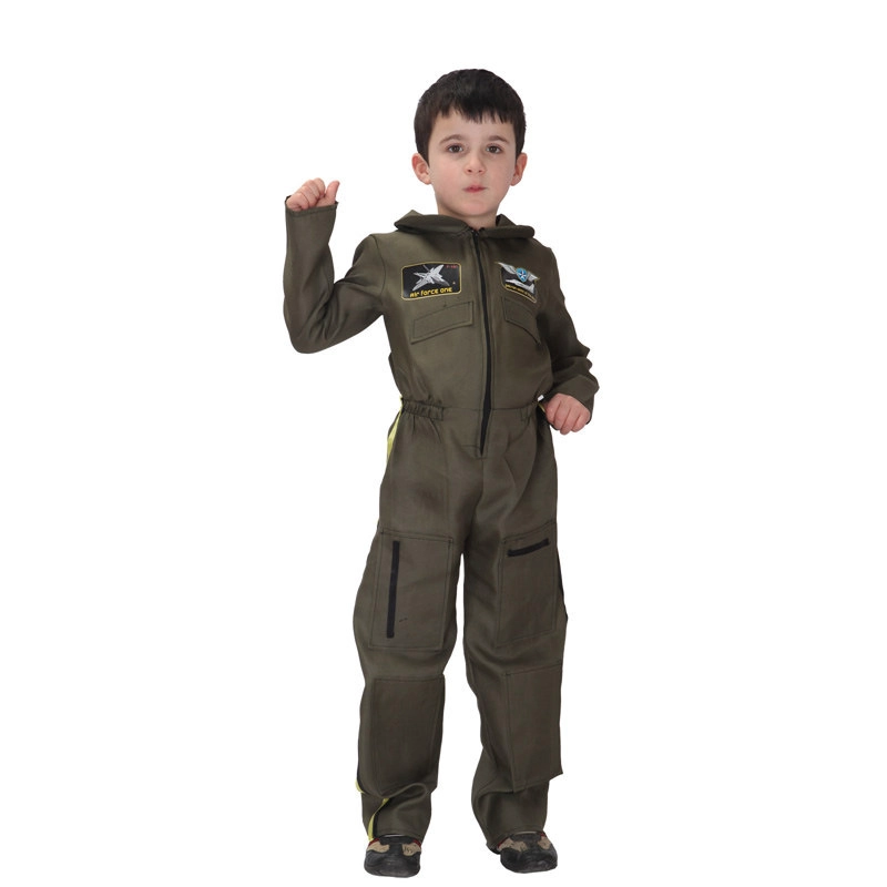 DISFRAZ COSPLAY PILOTO TOP GUN INFANTIL - 3