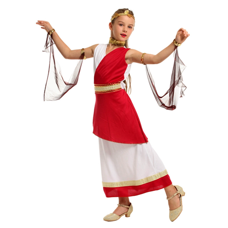 DISFRAZ DIOSA ATENEA GRECIA INFANTIL - 3