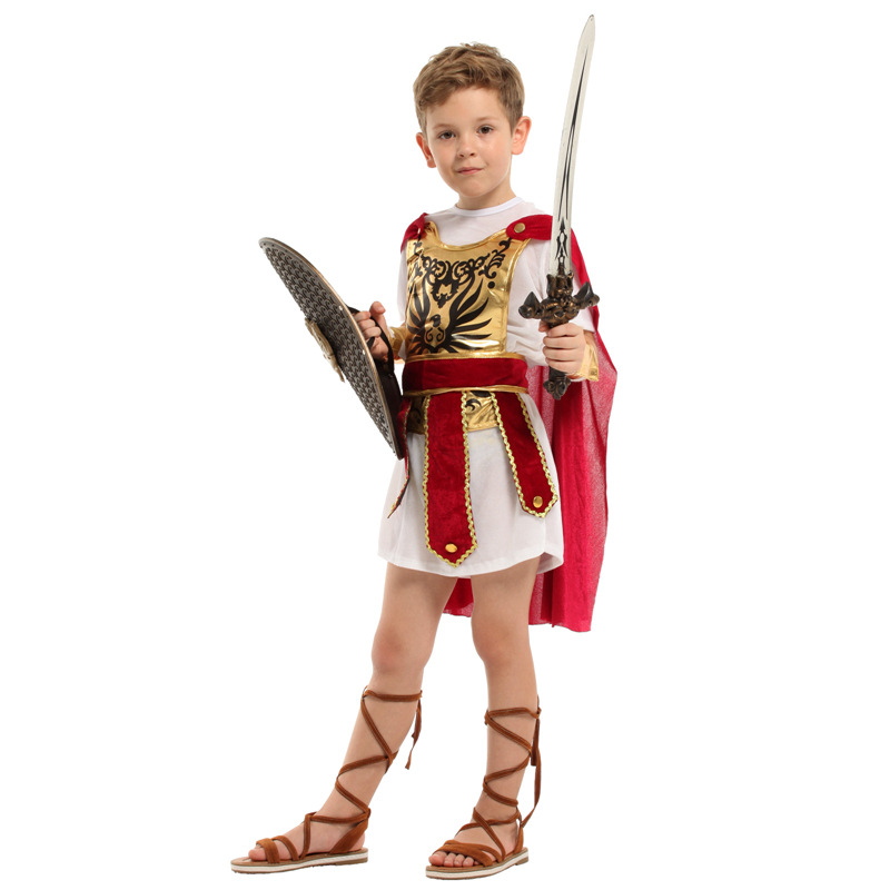 DISFRAZ COSPLAY GLADIADOR INFANTIL PARA NIÑOS - 2