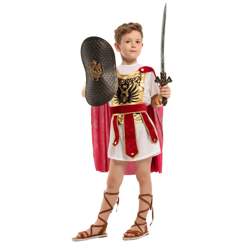 DISFRAZ COSPLAY GLADIADOR INFANTIL PARA NIÑOS - 3