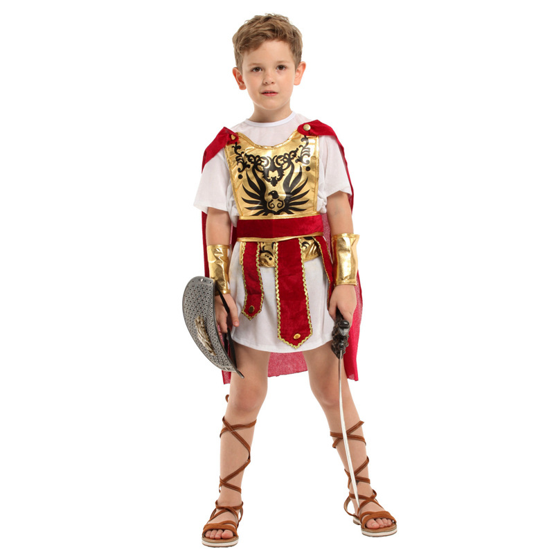 DISFRAZ COSPLAY GLADIADOR INFANTIL PARA NIÑOS - 5
