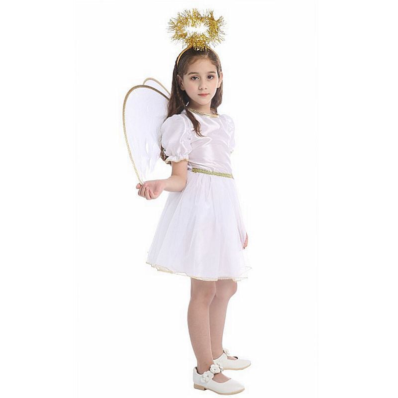 DISFRAZ ANGEL INFANTIL PARA NIÑAS - 1