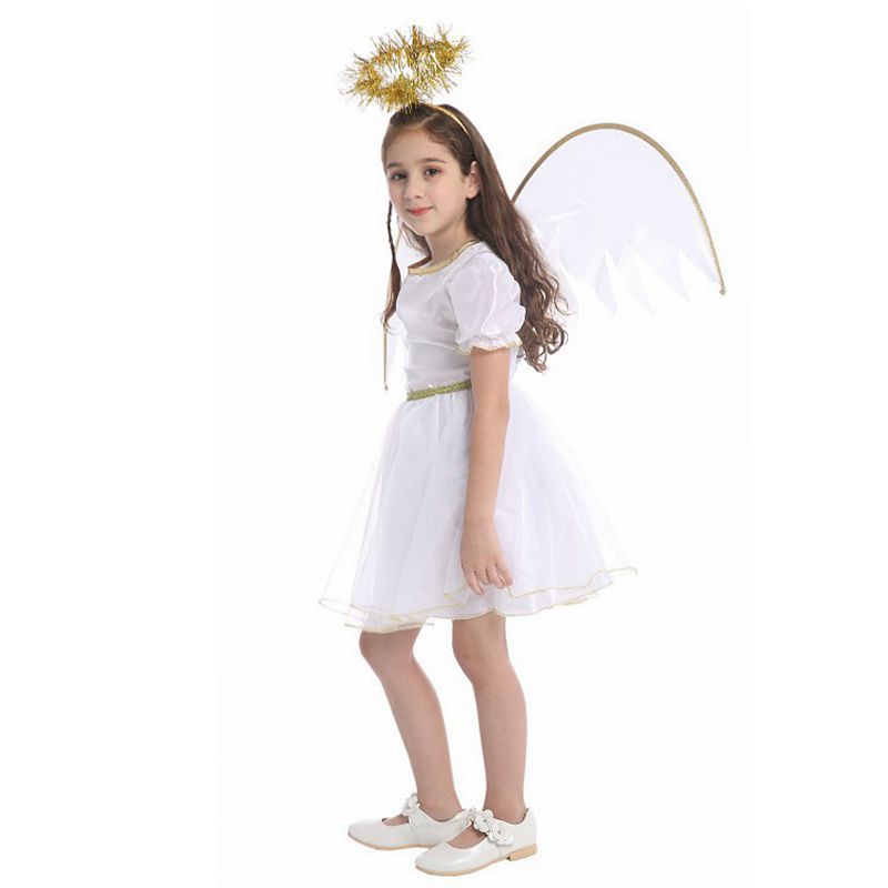 DISFRAZ ANGEL INFANTIL PARA NIÑAS - 2