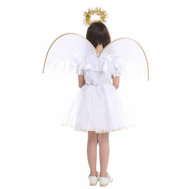 DISFRAZ ANGEL INFANTIL PARA NIÑAS - 3