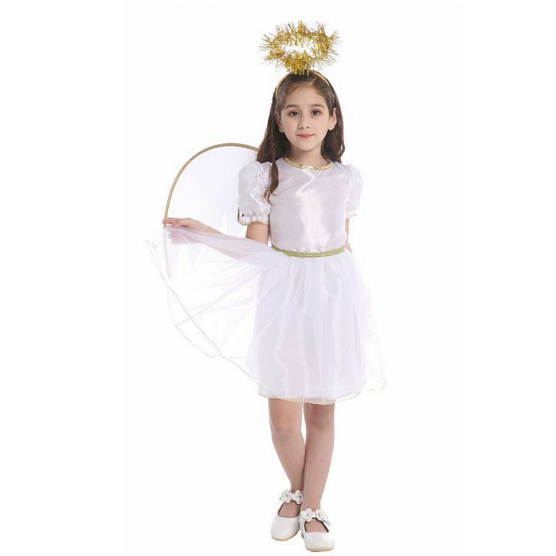 DISFRAZ ANGEL INFANTIL PARA NIÑAS - 4
