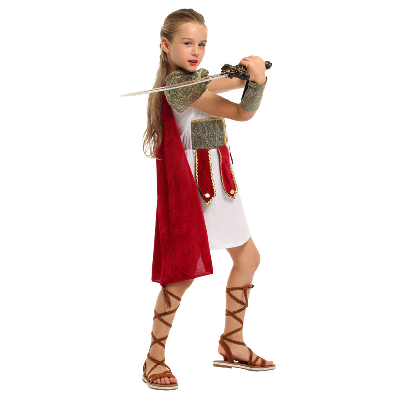 DISFRAZ COSPLAY GLADIADORA INFANTIL PARA NIÑAS - 1