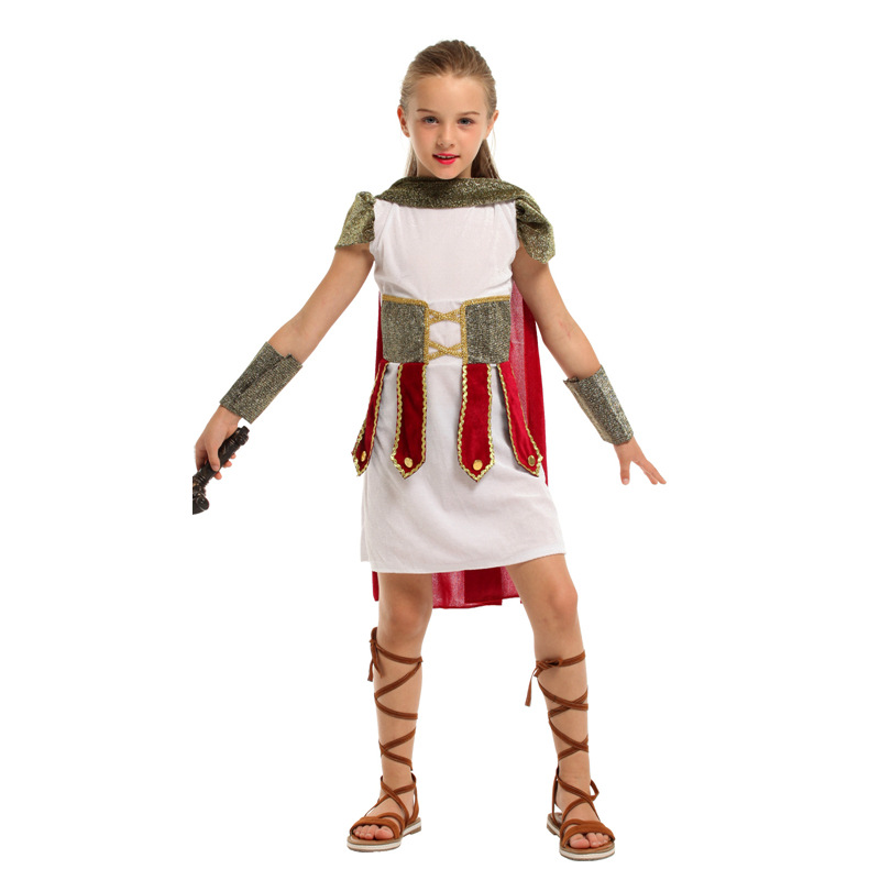 DISFRAZ COSPLAY GLADIADORA INFANTIL PARA NIÑAS - 2