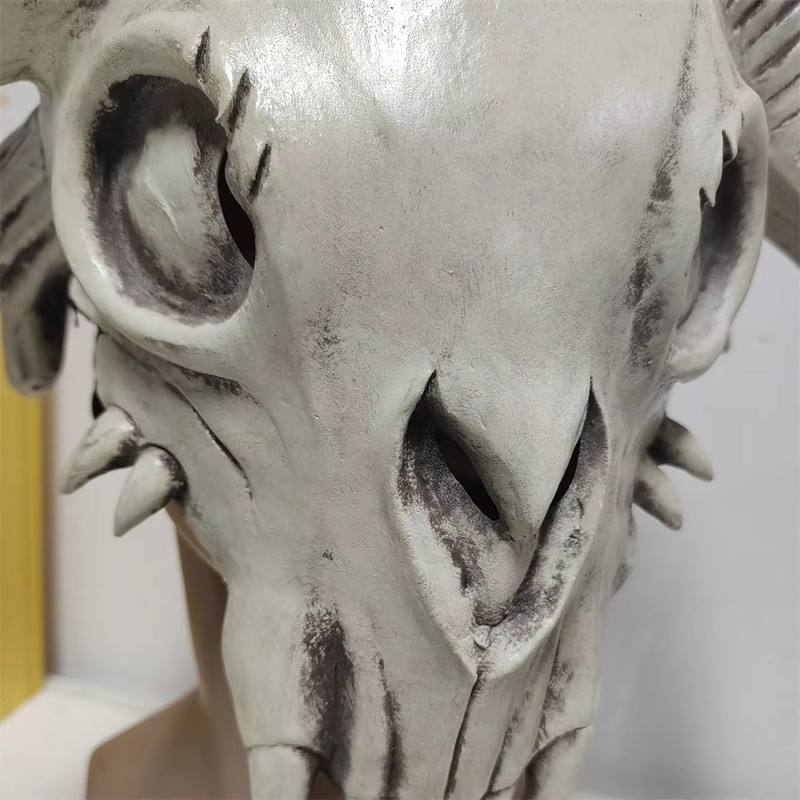 MASCARA CALAVERA CARNERO HALLOWEEN PREMIUM - 2