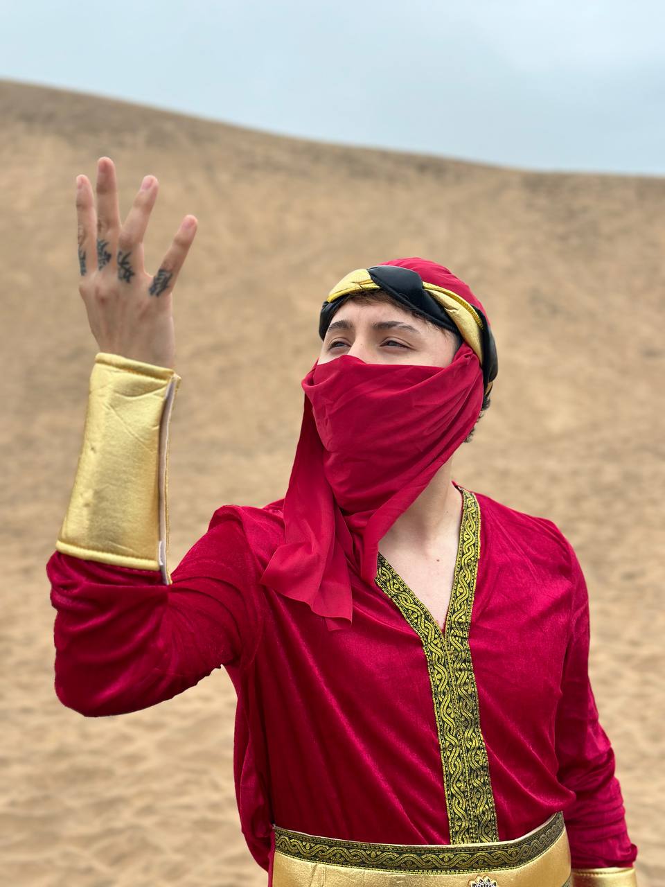 DISFRAZ GUERRERO ARABE PERSA TURCO OTOMANO - S - 4