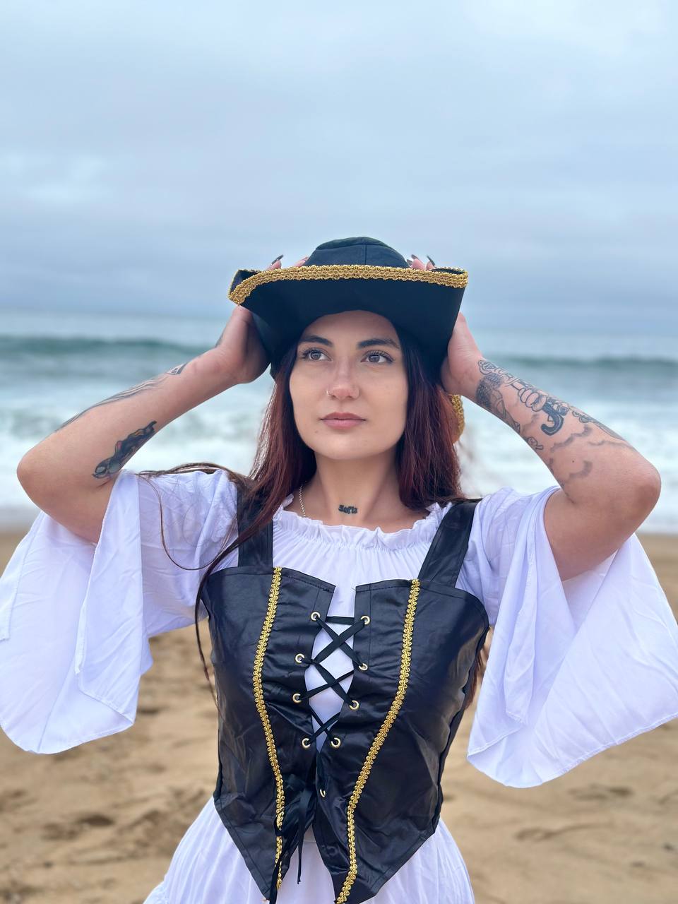 DISFRAZ COSPLAY ELIZABETH SWANN PIRATAS DEL CARIBE - M - 6