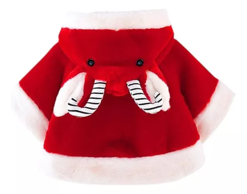 DISFRAZ INFANTIL ABRIGO CAPA NAVIDEÑO PASCUERO - 4
