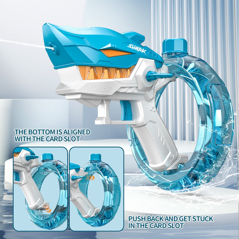 PISTOLA DE AGUA TIBURON PREMIUM - 2
