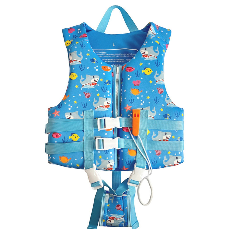 CHALECO SALVAVIDAS FLOTADOR TIBURON INFANTIL - XL - 1