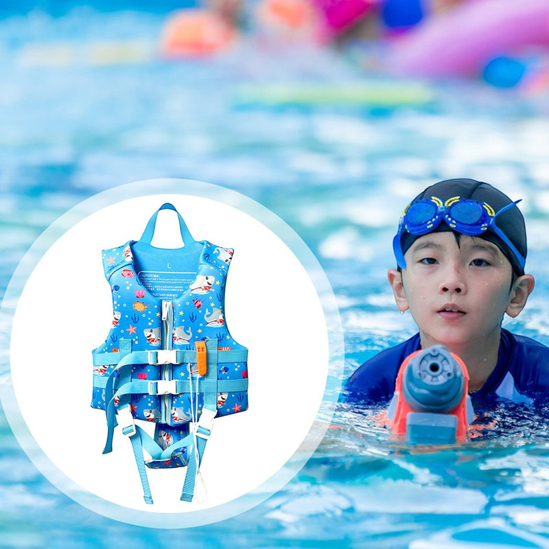 CHALECO SALVAVIDAS FLOTADOR TIBURON INFANTIL - XL - 3