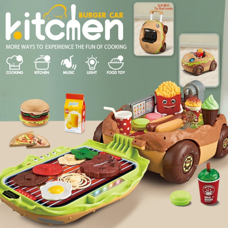 SET COCINA HAMBURGESA AUTO 59 PIEZAS PREMIUM - 2