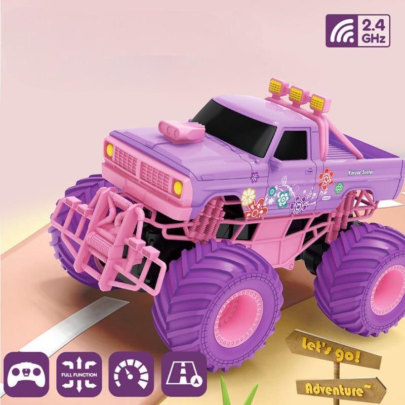 AUTO CAMIONETA CONTROL REMOTO BICHOTA PARA NIÑAS - 2