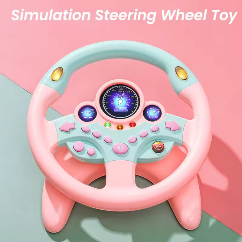 JUGUETE VOLANTE ROSADO INTERACTIVO PARA BEBES LUZ Y SONIDO - 2