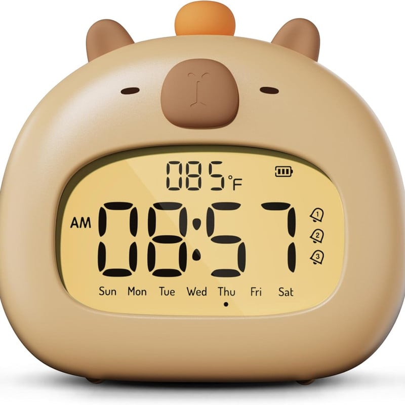 RELOJ DESPERTADOR DE MESA CAPIBARA - 1