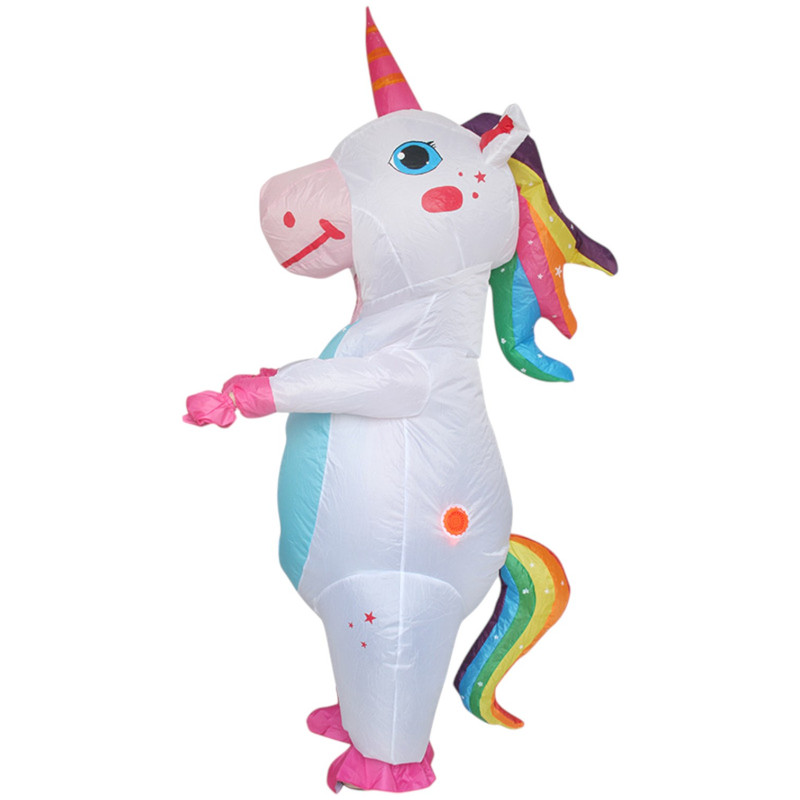 DISFRAZ INFLABLE UNICORNIO ADULTO - 5