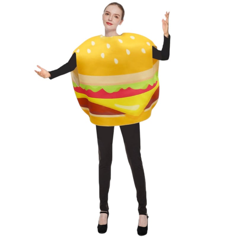DISFRAZ COSPLAY HAMBURGESA ADULTO - 1