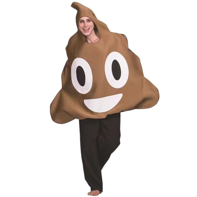 DISFRAZ COSPLAY CACA EMOJI - 1