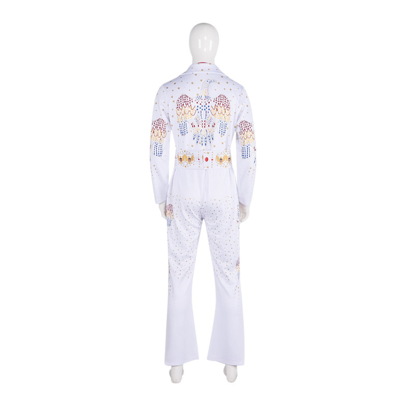 DISFRAZ COSPLAY ELVIS PRESLEY EAGLE JUMSUIT - 5