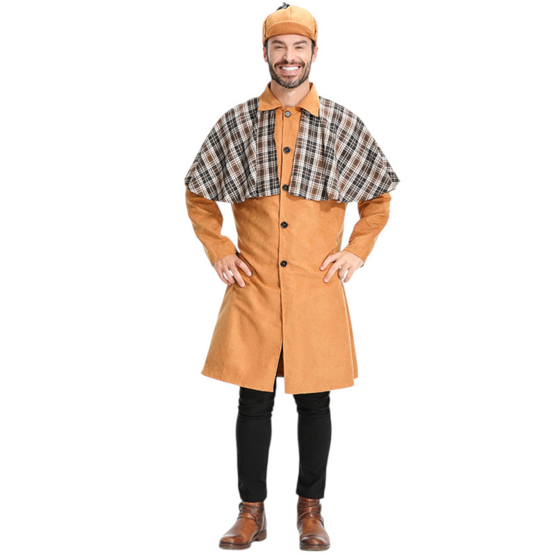 DISFRAZ COSPLAY DETECTIVE CLASICO ADULTO - 1