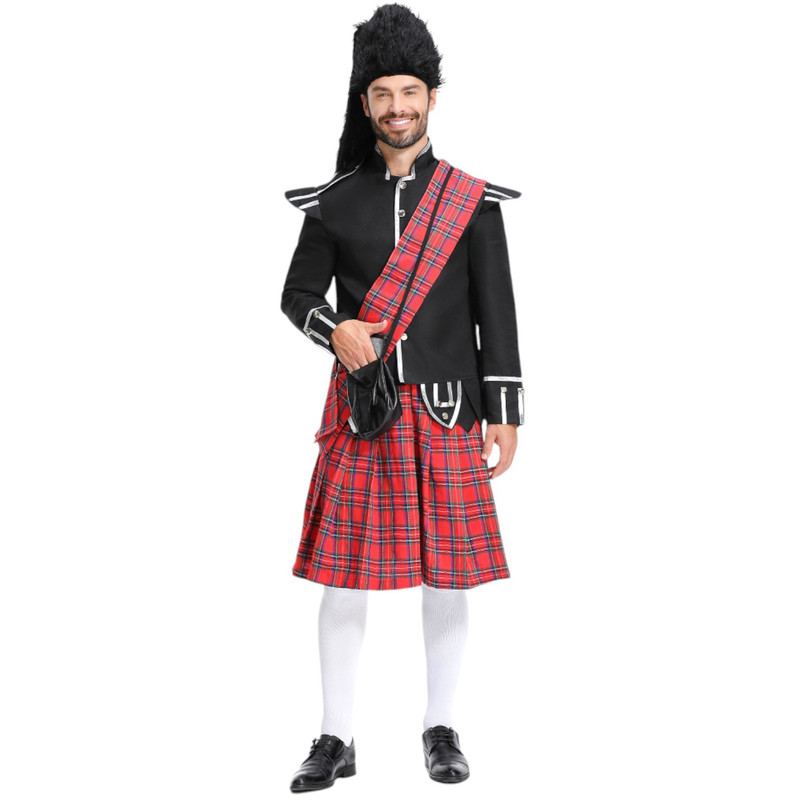 DISFRAZ COSPLAY ESCOCES CLASICO - 1