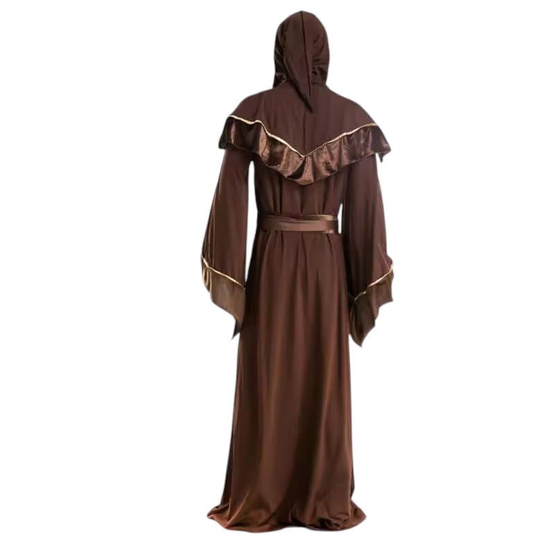 DISFRAZ COSPLAY MAGO MEDIEVAL MONJE - 5