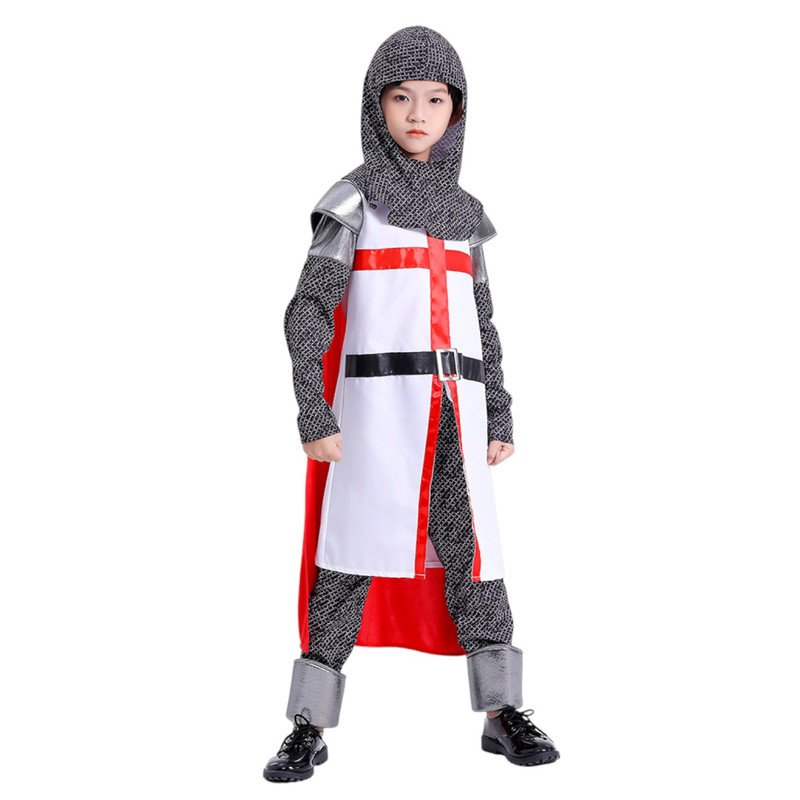 DISFRAZ INFANTIL CABALLERO TEMPLARIO EDAD MEDIA - 1