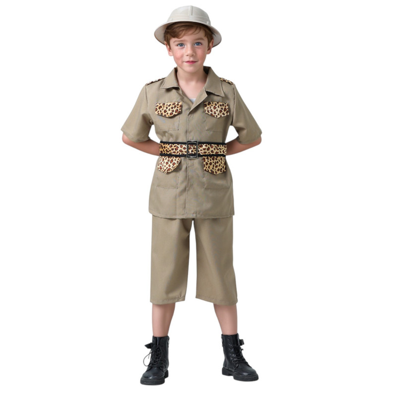 DISFRAZ INFANTIL EXPLORADOR JUNGLA BIOLOGO - 1