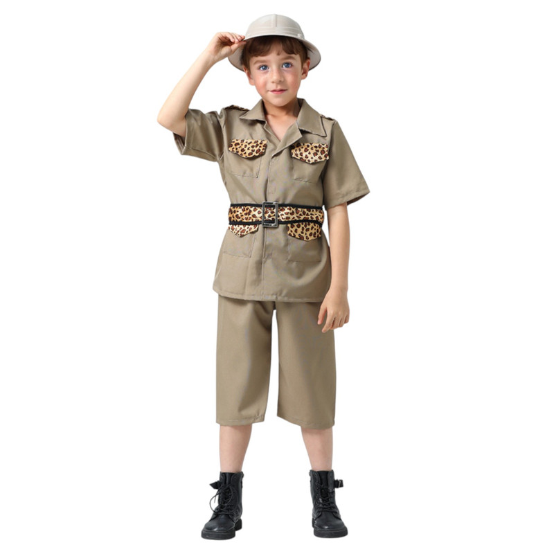 DISFRAZ INFANTIL EXPLORADOR JUNGLA BIOLOGO - 2