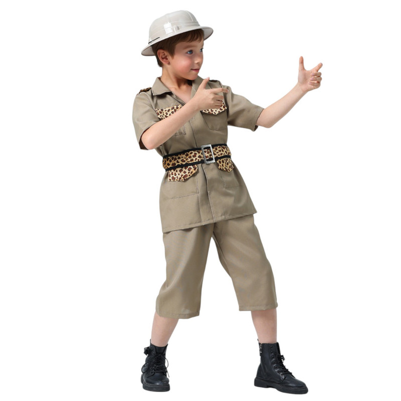 DISFRAZ INFANTIL EXPLORADOR JUNGLA BIOLOGO - 3