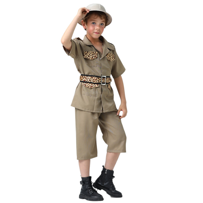 DISFRAZ INFANTIL EXPLORADOR JUNGLA BIOLOGO - 4