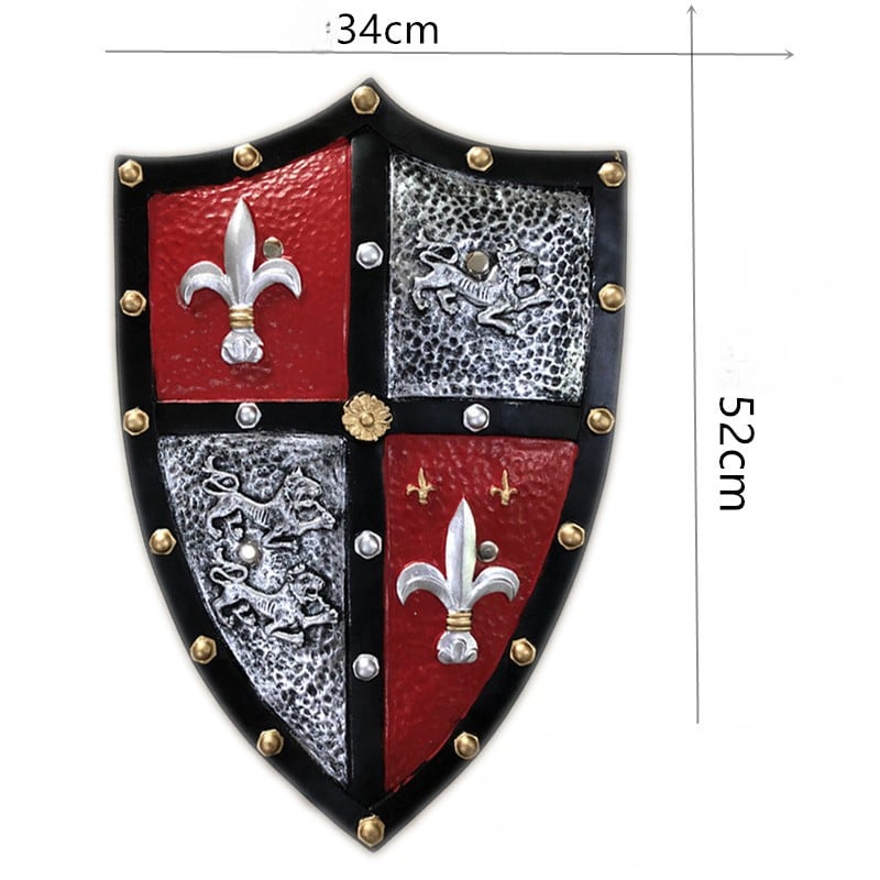 ESCUDO MEDIEVAL TEMPLARIO ACCESORIO COSPLAY - 2