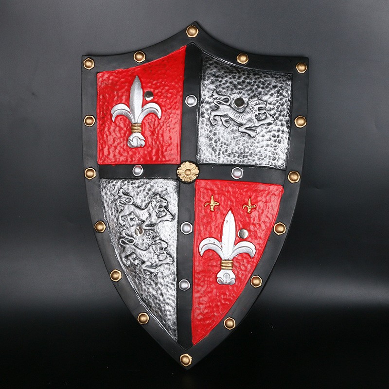 ESCUDO MEDIEVAL TEMPLARIO ACCESORIO COSPLAY - 3