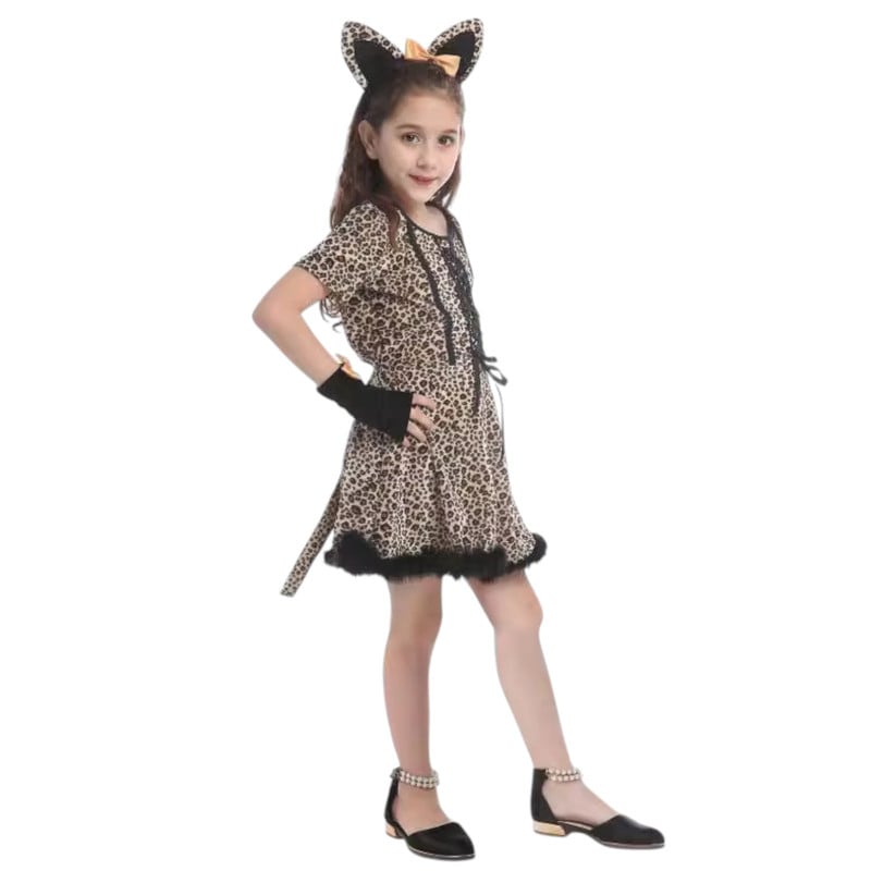 DISFRAZ INFANTIL GATO VESTIDO NIÑA - 2