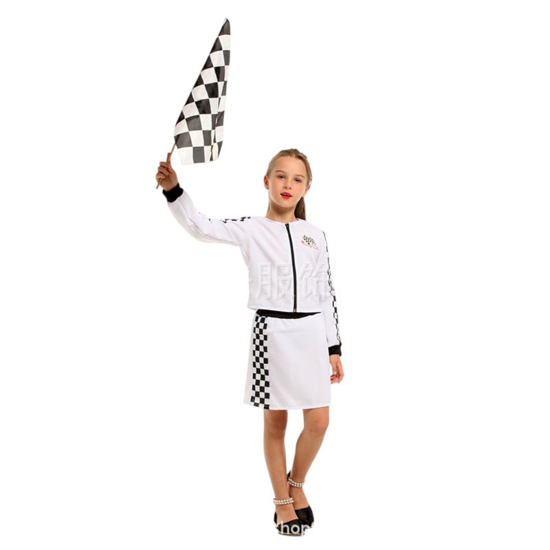DISFRAZ INFANTIL CARRERAS FORMULA 1 NIÑA - 4
