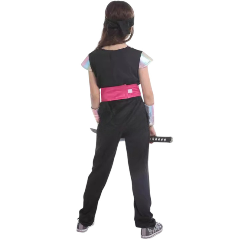 DISFRAZ INFANTIL NINJA DRAGON NIÑA - 4