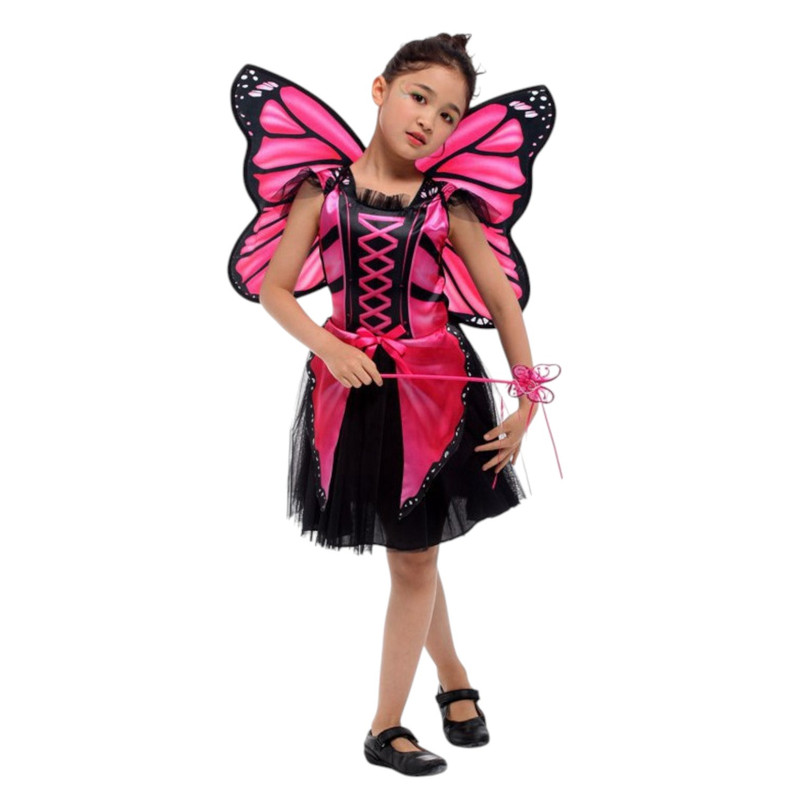 DISFRAZ INFANTIL MARIPOSA ROSADA - 1