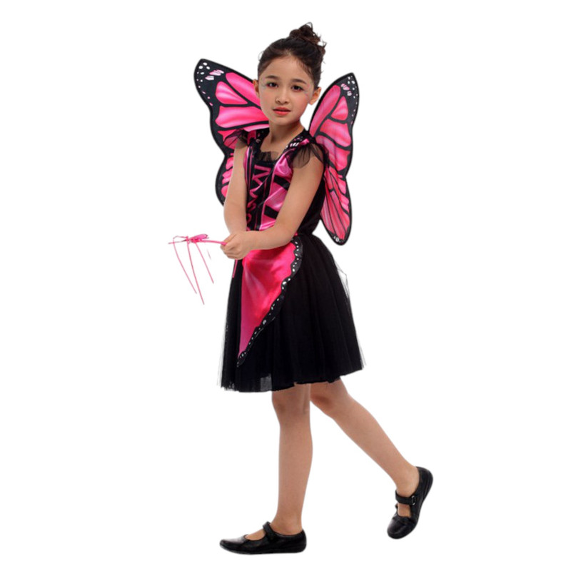 DISFRAZ INFANTIL MARIPOSA ROSADA - 3