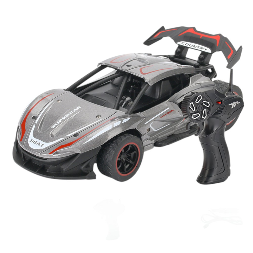 AUTO DE DERRAPE A CONTROL REMOTO DE METAL 2,4GHZ 15 KMH - NARANJA - 1