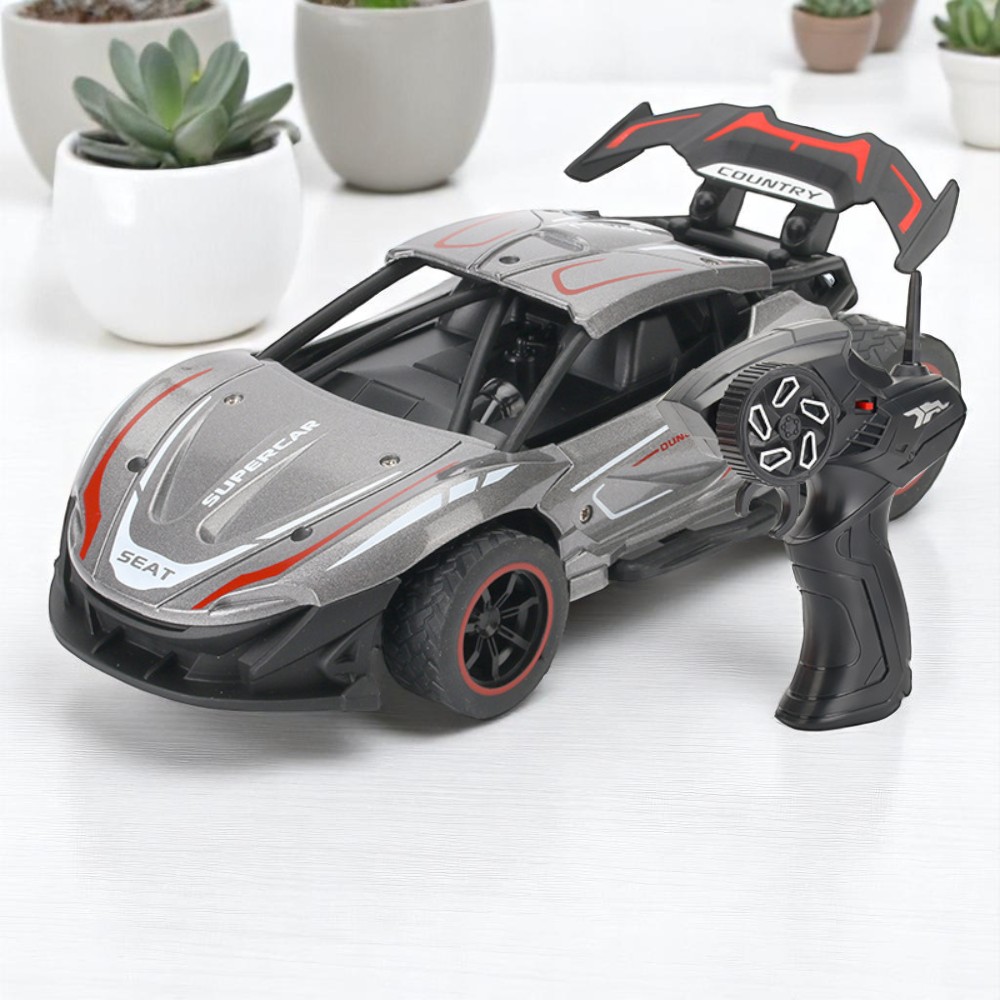 AUTO DE DERRAPE A CONTROL REMOTO DE METAL 2,4GHZ 15 KMH - NARANJA - 3