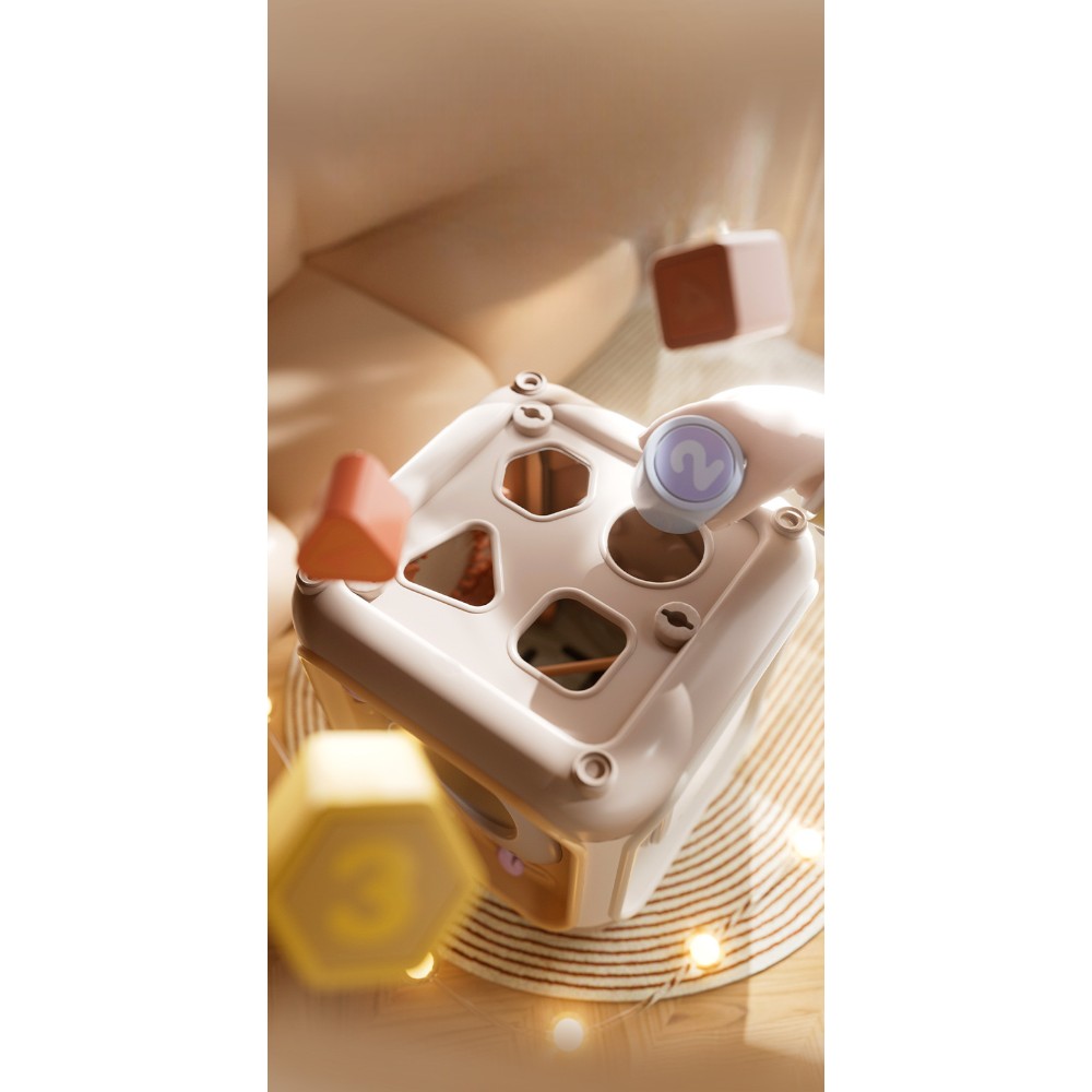 CUBO DIDACTICO INTERACTIVO PARA BEBE S CON JUEGOS MONTESSORI - 5